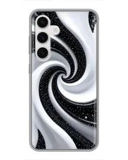 Чохол для Samsung Galaxy S24 з картинкою «Чорно-біла спіраль» Чохол для Samsung Galaxy S24 з картинкою «Чорно-біла спіраль»