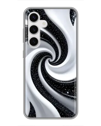 Чохол для Samsung Galaxy S24 з картинкою «Чорно-біла спіраль» Чохол для Samsung Galaxy S24 з картинкою «Чорно-біла спіраль»
