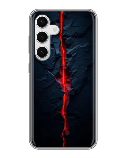 Чохол для Samsung Galaxy S24 з картинкою «Червона лавова тріщина» Чохол для Samsung Galaxy S24 з картинкою «Червона лавова тріщина»