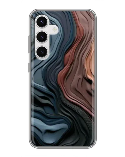 Чохол для Samsung Galaxy S24 з картинкою «Кольорові хвилі каньйону» Чохол для Samsung Galaxy S24 з картинкою «Кольорові хвилі каньйону»