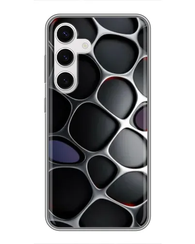 Чохол для Samsung Galaxy S24 з картинкою «Об'ємна темна решітка» Чохол для Samsung Galaxy S24 з картинкою «Об'ємна темна решітка»