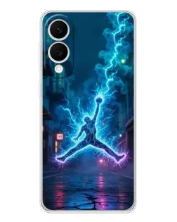 Чохол для Samsung Galaxy S25 Edge з картинкою «Jordan Gold Jumpman»