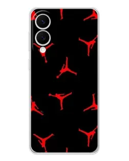 Чохол для Samsung Galaxy S25 Edge з картинкою «Jordan Red Pattern»