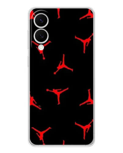 Чехол для Samsung Galaxy S25 Edge с картинкой «Jordan Red Pattern» Чехол для Samsung Galaxy S25 Edge с картинкой «Jordan Red Pattern»