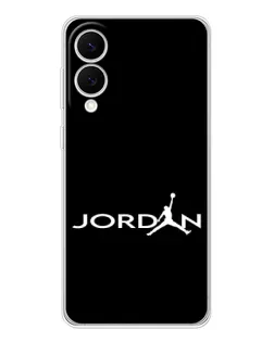 Чохол для Samsung Galaxy S25 Edge з картинкою «Jordan White Logo»