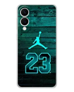 Чохол для Samsung Galaxy S25 Edge з картинкою «Jordan Cyan 23»