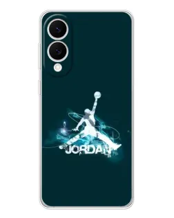 Чохол для Samsung Galaxy S25 Edge з картинкою «Jordan Blue Fire»