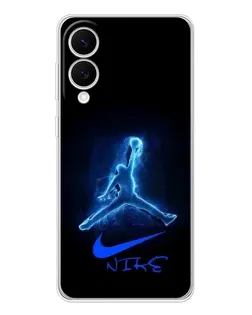 Чохол для Samsung Galaxy S25 Edge з картинкою «Jordan Neon Blue»