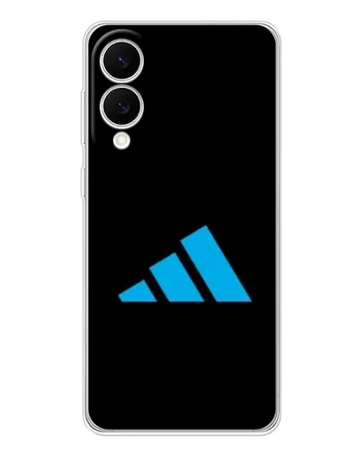 Чехол для Samsung Galaxy S25 Edge с картинкой «Adidas Cyan Logo»