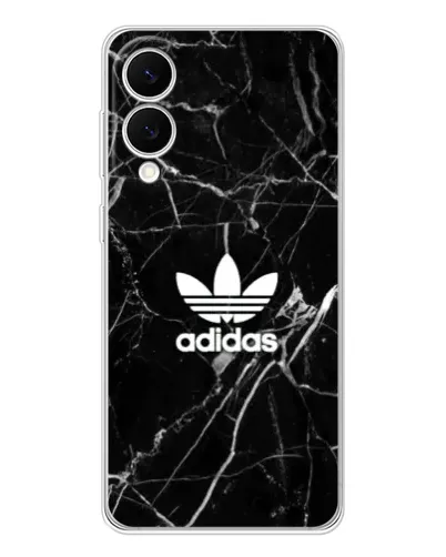 Чехол для Samsung Galaxy S25 Edge с картинкой «Белый мрамор Adidas»