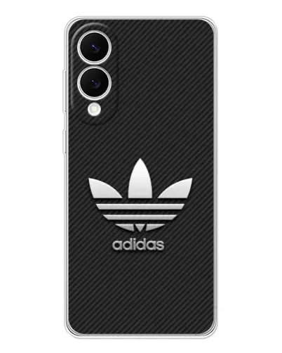 Чехол для Samsung Galaxy S25 Edge с картинкой «Adidas Карбоновая текстура»