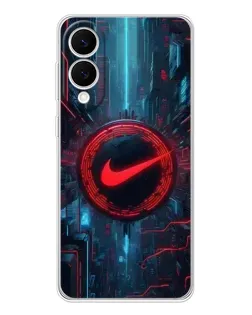 Чохол для Samsung Galaxy S25 Edge з картинкою «Техногенний стиль Nike»