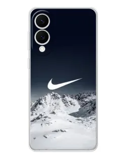 Чохол для Samsung Galaxy S25 Edge з картинкою «Nike — зимові гори»