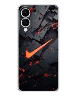 Чохол для Samsung Galaxy S25 Edge з картинкою «Nike — ефект розломів»