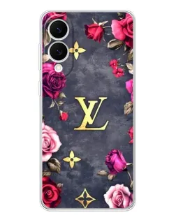 Чехол для Samsung Galaxy S25 Edge с картинкой «Цветочный Louis Vuitton»