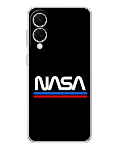 Чехол для Samsung Galaxy S25 Edge с картинкой «NASA — классика Red Blue» Чехол для Samsung Galaxy S25 Edge с картинкой «NASA — классика Red Blue»