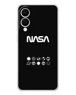 Чехол для Samsung Galaxy S25 Edge с картинкой «NASA — технический принт» Чехол для Samsung Galaxy S25 Edge с картинкой «NASA — технический принт»