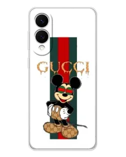 Чохол для Samsung Galaxy S25 Edge з картинкою «Міккі Маус Gucci — смуги» Чохол для Samsung Galaxy S25 Edge з картинкою «Міккі Маус Gucci — смуги»