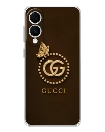 Чехол для Samsung Galaxy S25 Edge с картинкой «Gucci — золотая бабочка»