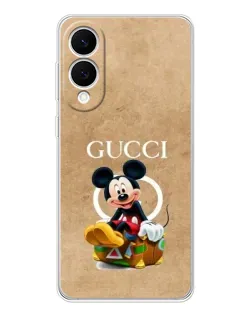 Чохол для Samsung Galaxy S25 Edge з картинкою «Міккі Маус Gucci — крафт» Чохол для Samsung Galaxy S25 Edge з картинкою «Міккі Маус Gucci — крафт»