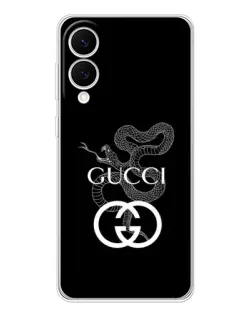 Чохол для Samsung Galaxy S25 Edge з картинкою «Gucci — срібна змія» Чохол для Samsung Galaxy S25 Edge з картинкою «Gucci — срібна змія»