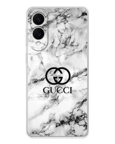 Чехол для Samsung Galaxy S25 Edge с картинкой «Gucci — мраморный шик»