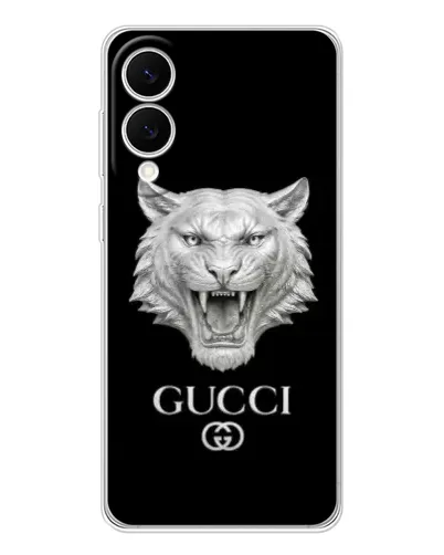 Чехол для Samsung Galaxy S25 Edge с картинкой «Gucci — серебряный лев» Чехол для Samsung Galaxy S25 Edge с картинкой «Gucci — серебряный лев»
