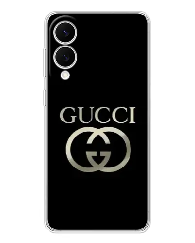 Чехол для Samsung Galaxy S25 Edge с картинкой «Gucci — золото на черном» Чехол для Samsung Galaxy S25 Edge с картинкой «Gucci — золото на черном»