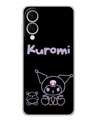 Чехол для Samsung Galaxy S25 Edge с картинкой «Kuromi — черный минимализм» Чехол для Samsung Galaxy S25 Edge с картинкой «Kuromi — черный минимализм»