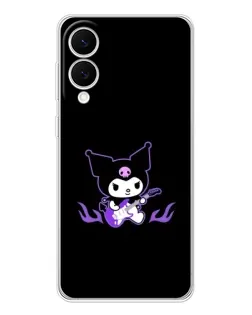 Чехол для Samsung Galaxy S25 Edge с картинкой «Электрическая Kuromi»