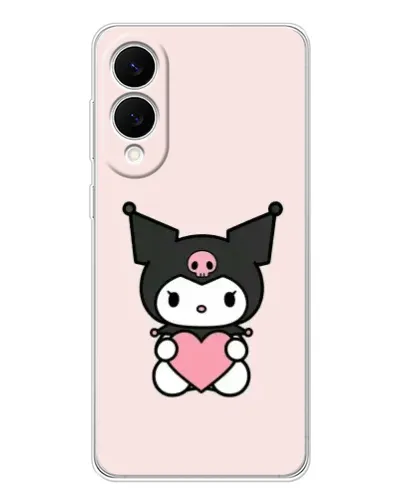 Чехол для Samsung Galaxy S25 Edge с картинкой «Kuromi и сердце» Чехол для Samsung Galaxy S25 Edge с картинкой «Kuromi и сердце»