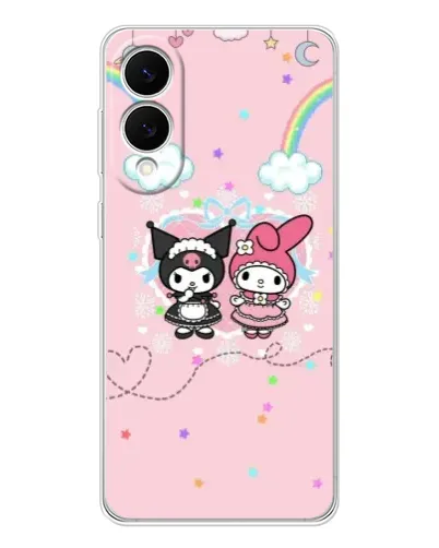 Чехол для Samsung Galaxy S25 Edge с картинкой «My Melody и Kuromi» Чехол для Samsung Galaxy S25 Edge с картинкой «My Melody и Kuromi»