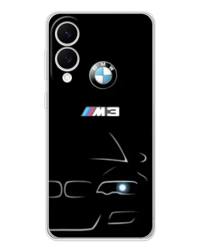 Чехол для Samsung Galaxy S25 Edge с картинкой «Минималистичный принт BMW M3» Чехол для Samsung Galaxy S25 Edge с картинкой «Минималистичный принт BMW M3»