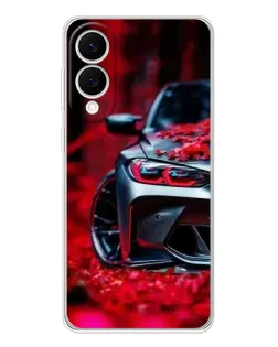 Чохол для Samsung Galaxy S25 Edge з картинкою «Спортивна BMW та квіти» Чохол для Samsung Galaxy S25 Edge з картинкою «Спортивна BMW та квіти»