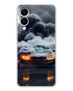 Чохол для Samsung Galaxy S25 Edge з картинкою «BMW у диму» Чохол для Samsung Galaxy S25 Edge з картинкою «BMW у диму»