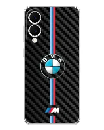 Чехол для Samsung Galaxy S25 Edge с картинкой «Эмблема BMW и карбон» Чехол для Samsung Galaxy S25 Edge с картинкой «Эмблема BMW и карбон»