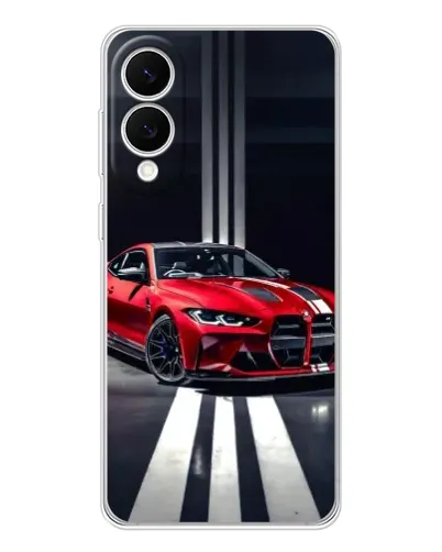 Чехол для Samsung Galaxy S25 Edge с картинкой «Красная BMW на дороге» Чехол для Samsung Galaxy S25 Edge с картинкой «Красная BMW на дороге»