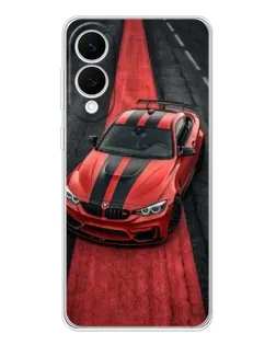 Чохол для Samsung Galaxy S25 Edge з картинкою «BMW на червоній доріжці» Чохол для Samsung Galaxy S25 Edge з картинкою «BMW на червоній доріжці»