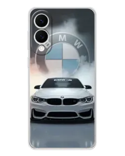 Чохол для Samsung Galaxy S25 Edge з картинкою «BMW в білому диму» Чохол для Samsung Galaxy S25 Edge з картинкою «BMW в білому диму»