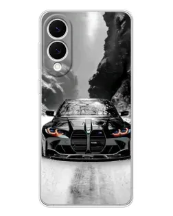 Чохол для Samsung Galaxy S25 Edge з картинкою «BMW — акварельний дрифт» Чохол для Samsung Galaxy S25 Edge з картинкою «BMW — акварельний дрифт»