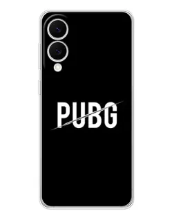 Чохол для Samsung Galaxy S25 Edge з картинкою «PUBG — білий логотип»