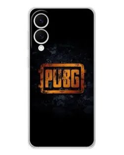 Чохол для Samsung Galaxy S25 Edge з картинкою «PUBG — золотий логотип»