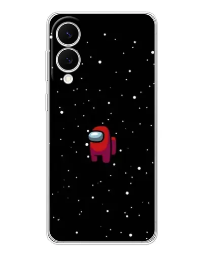 Чехол для Samsung Galaxy S25 Edge с картинкой «Красный Among Us»