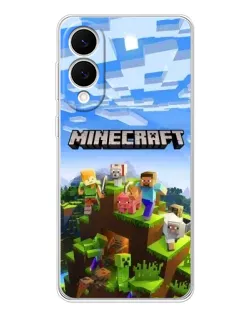 Чехол для Samsung Galaxy S25 Edge с картинкой «Minecraft классический мир»