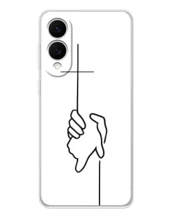 Чохол для Samsung Galaxy S25 Edge з картинкою «Рука тримає»