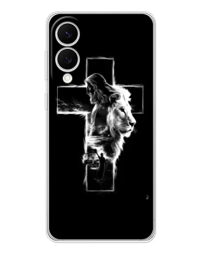 Чохол для Samsung Galaxy S25 Edge з картинкою «Сяючий хрест Jesus» Чохол для Samsung Galaxy S25 Edge з картинкою «Сяючий хрест Jesus»