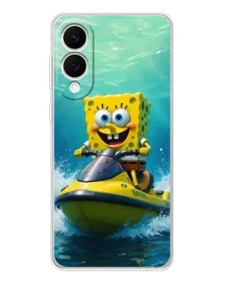 Чохол для Samsung Galaxy S25 Edge з картинкою «Спанч Боб на гідроциклі» Чохол для Samsung Galaxy S25 Edge з картинкою «Спанч Боб на гідроциклі»