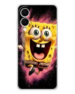 Чехол для Samsung Galaxy S25 Edge с картинкой «Взрывной Спанч Боб»