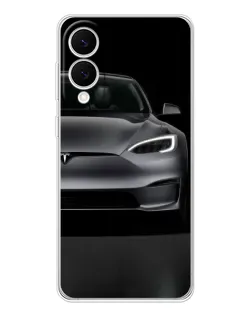 Чехол для Samsung Galaxy S25 Edge с картинкой «Tesla Model S Look» Чехол для Samsung Galaxy S25 Edge с картинкой «Tesla Model S Look»