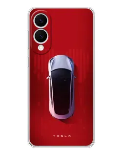 Чехол для Samsung Galaxy S25 Edge с картинкой «Tesla Top View» Чехол для Samsung Galaxy S25 Edge с картинкой «Tesla Top View»